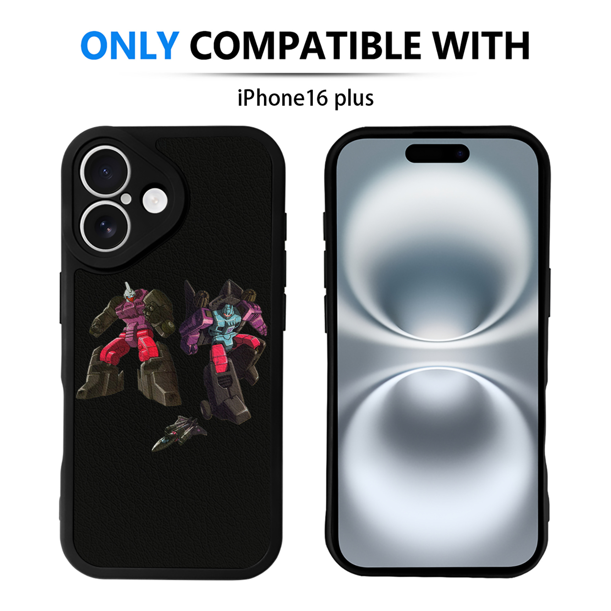 （画像用）  【iPhone 16シリーズ対応】シリコンスマホケース（レザー調） 材質：シリコン